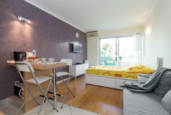 Quiet Studio With A Big Balcony Nizza Esterno foto